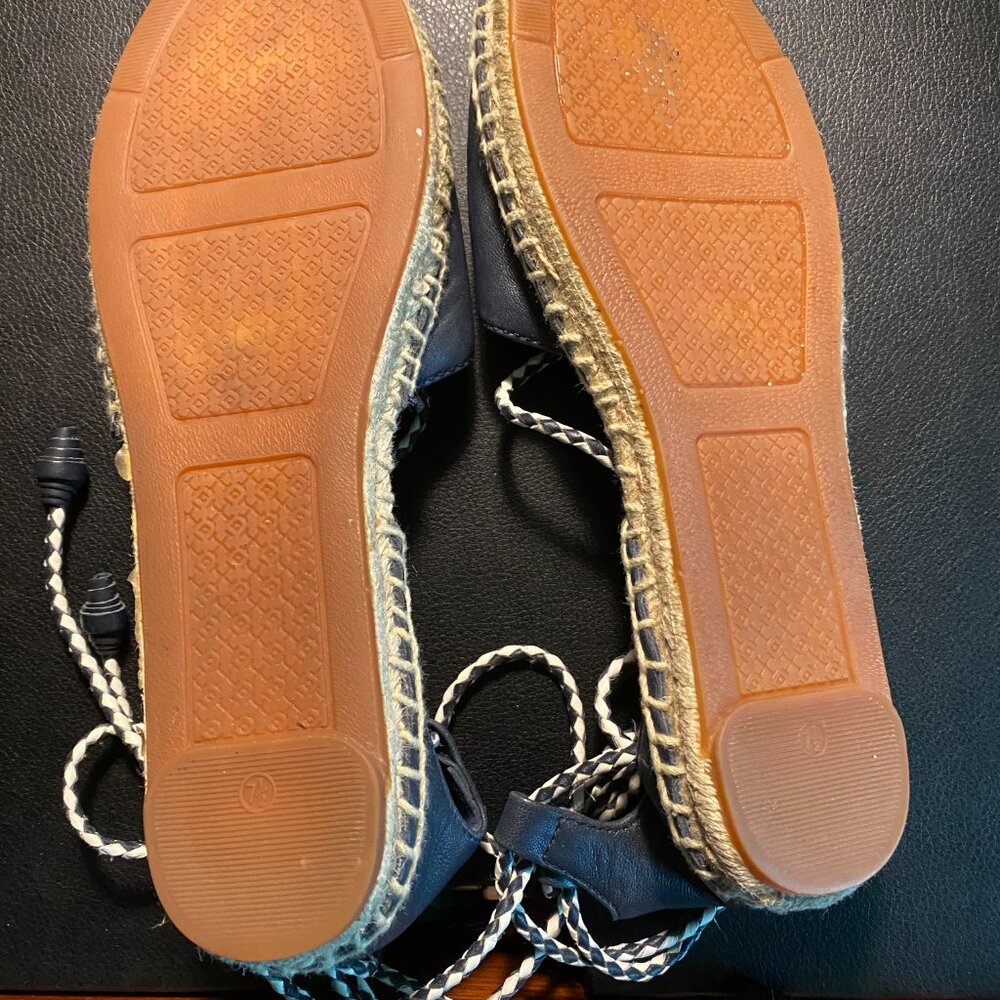 Tory Burch Positano Lace-Up Flat Espadrille - Picture 8 of 11
